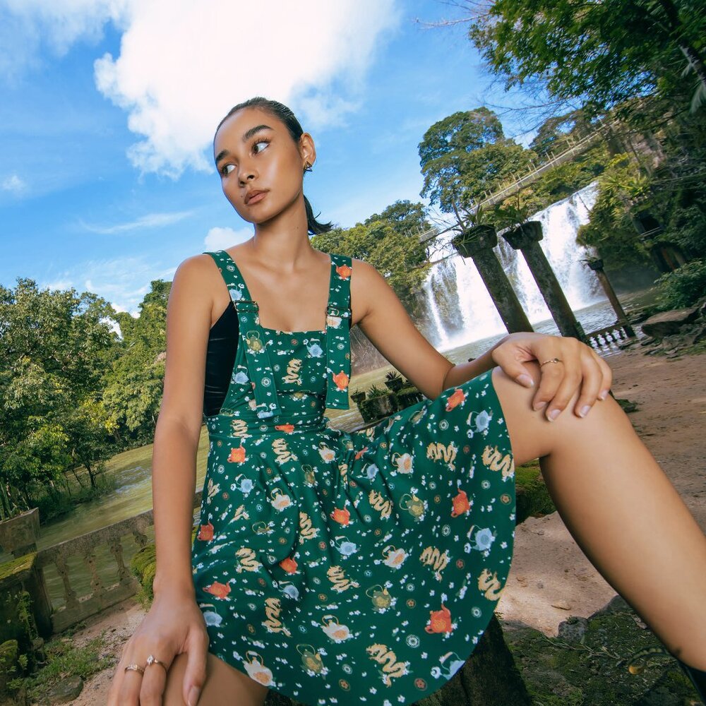 ISO Jasmine Dragon Apron Dress